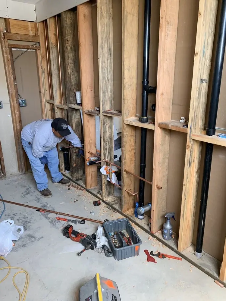 Commercial rough-in plumbing for Water Heater Replacement in Druid Hills